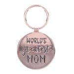 World's Greatest Mom Epoxy Metal Key Ring - Image 2