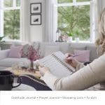 Commit to the Lord Whatever You Do Floral Large Hardcover Wirebound Journal - Image 2