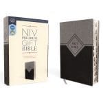 NIV Premium Gift Red Letter Indexed Black / Gray (Comfort Print)(Imitation Leather) - Image 4