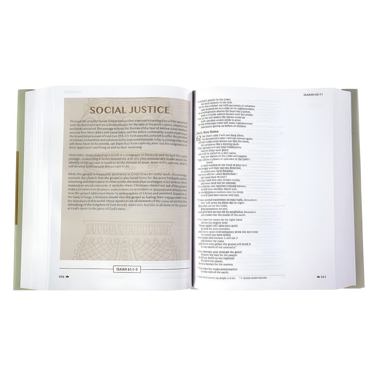 9780310454847_feature3 NIV Grey Hardcover Upside-Down Kingdom Bible Comfort Print - Image 9