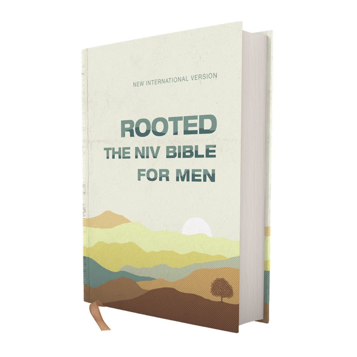 9780310462552_front NIV Rooted Bible For Men Comfort Print Cream (Hardcover) - Image 1