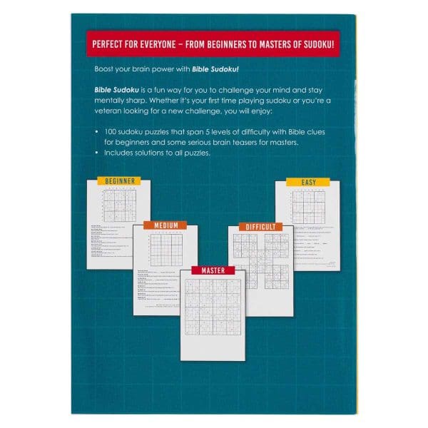 Bible Sudoku: 100 Sudoku Puzzles from Beginner to Master with Solutions (Paperback) - Image 7