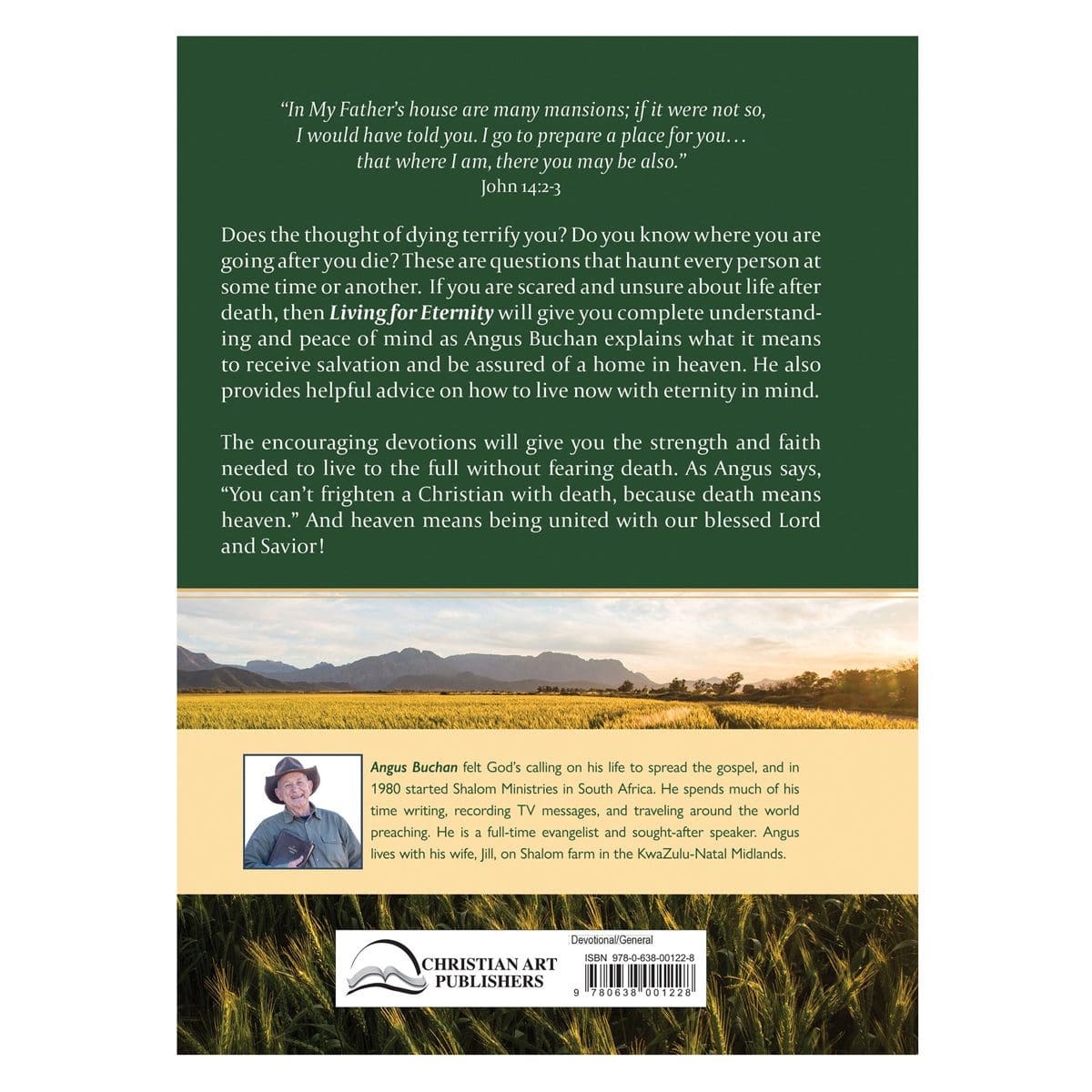 9780638001228_back Living for Eternity: 366 Large-Print Devotions (Hardcover) - Image 3