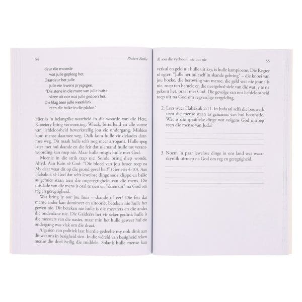 Al Sou die Vyeboom Nie Bot Nie: Bybelstudie oor Habakuk Hersiene Uitgawe (Sagteband) - Image 12