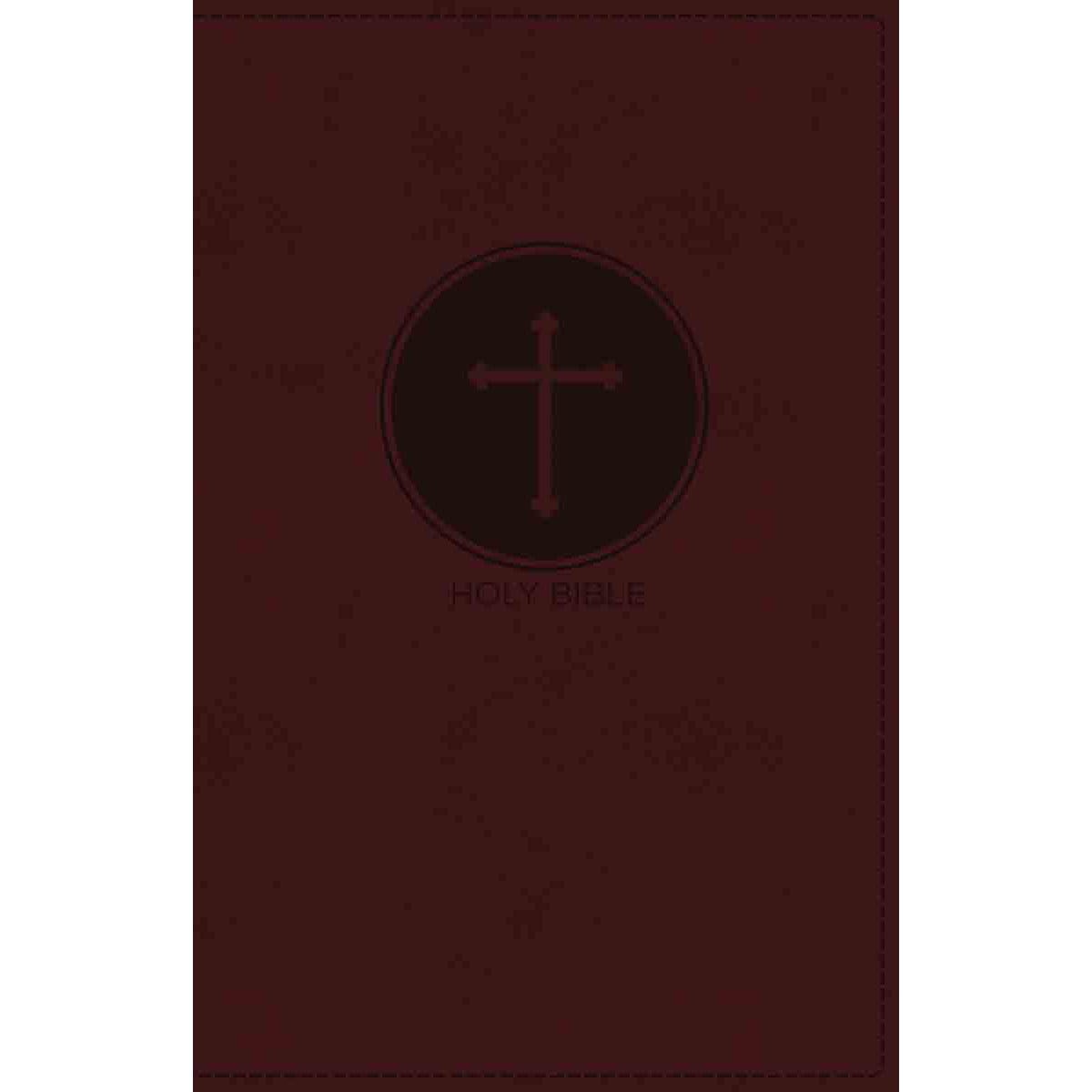 9780718075217_front NKJV Deluxe Gift Bible Red Letter Burgundy (Comfort Print)(Imitation Leather) - Image 2