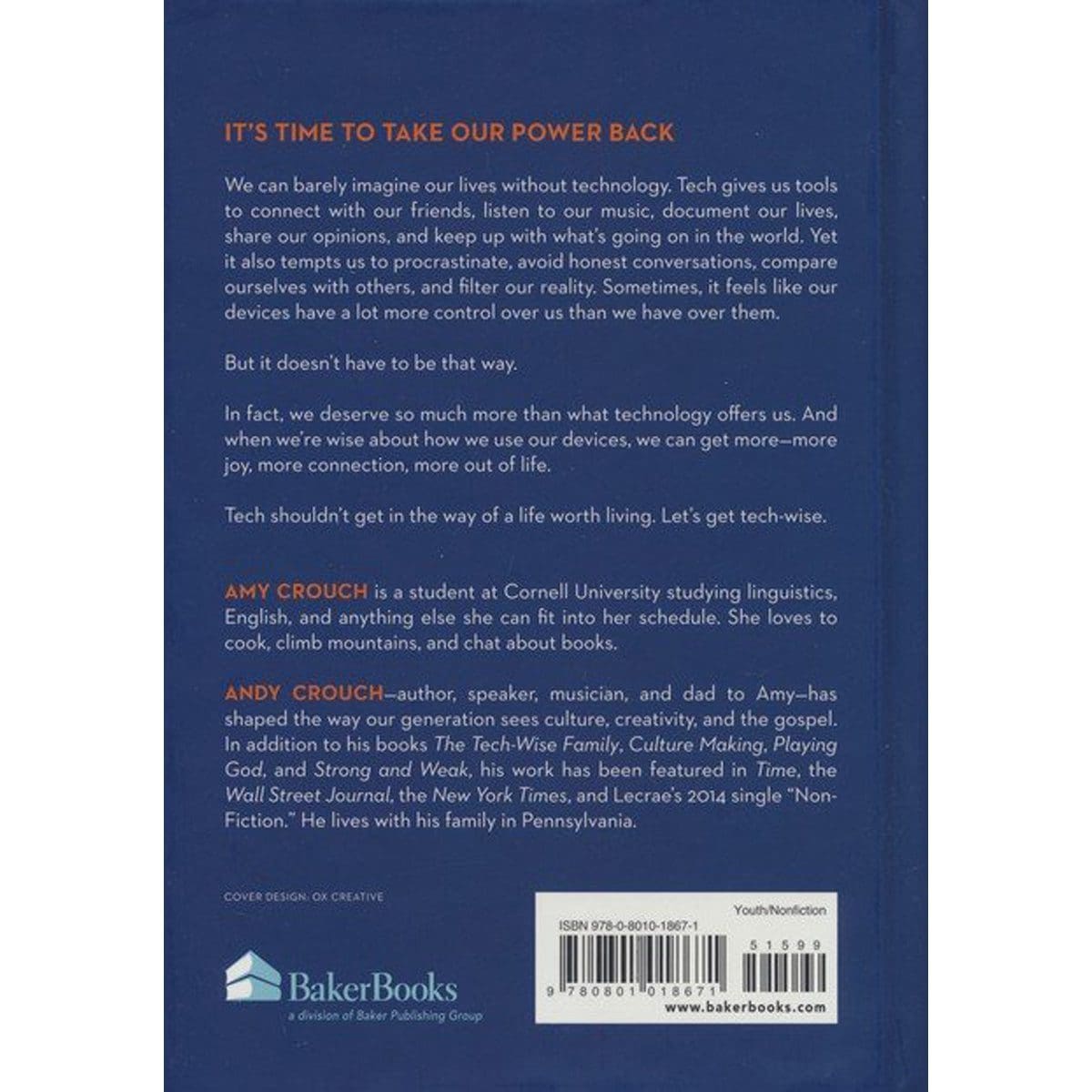 9780801018671_back My Tech-Wise Life: Growing Up And Making Choices In A World Of Devices (Hardcover) - Image 5