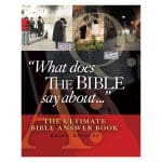 What Does the Bible Say About: The Ultimate Bible Answer Book (Hardcover) - Image 2