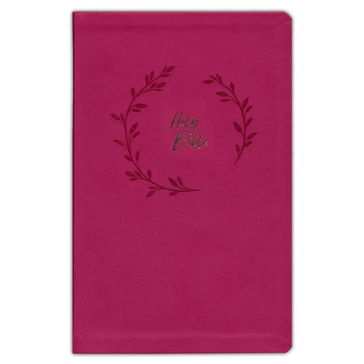 9781400338290_front KJV Pink Imitation Leather Value Ultra Thinline Bible Comfort Print - Image 1