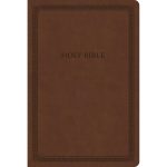 CSB Brown Imitation Leather Thinline Value Edition Bible Large Print