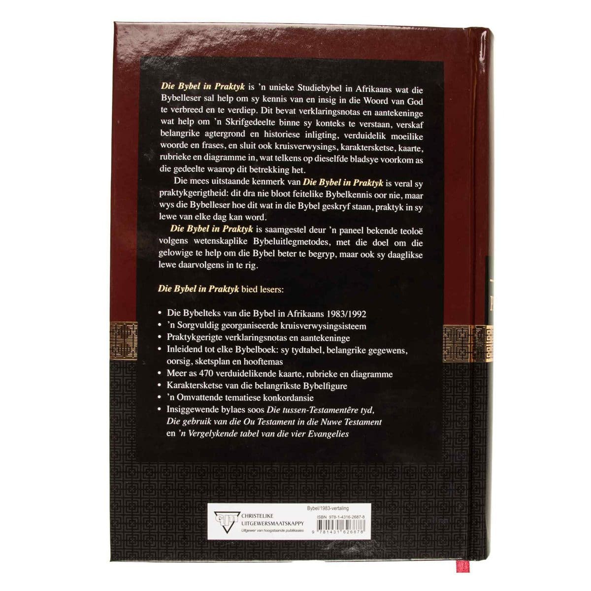 9781431626878_back Die Bybel In Praktyk Rooi En Swart Hardeband Studiebybel - Image 9
