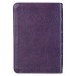 KJV Purple Faux Leather Compact Bible Large Print Red Letter - Image 9