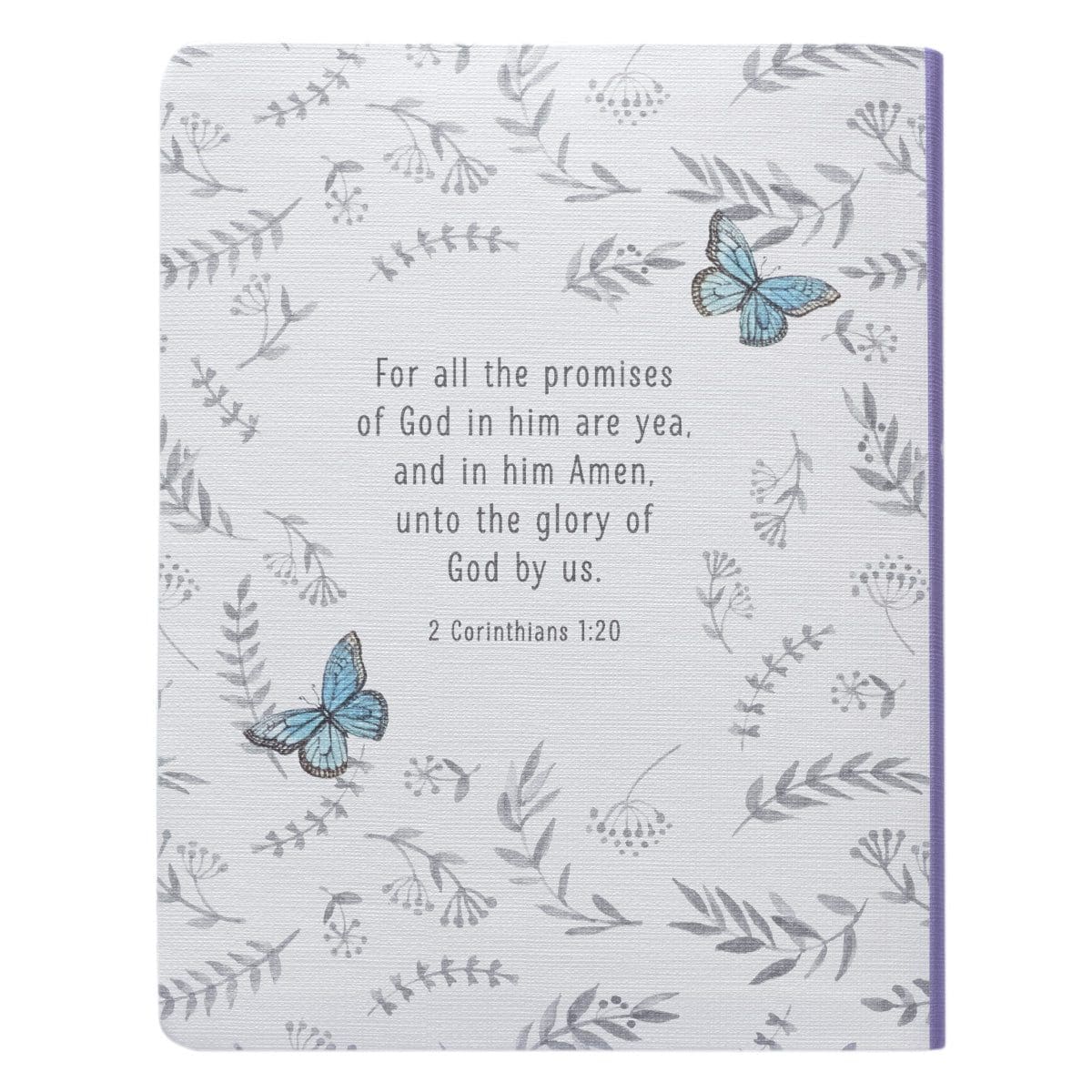 9781432125165_back KJV Butterflies Flexcover Faux Leather My Promise Bible - Image 9