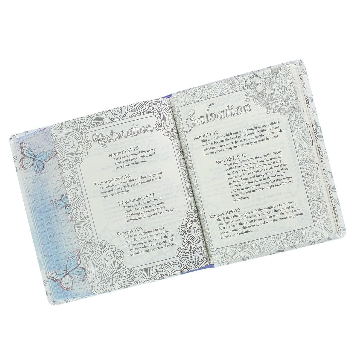 9781432125165_feature5 KJV Butterflies Flexcover Faux Leather My Promise Bible - Image 14