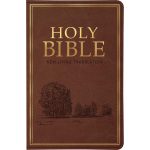 NLT Brown Faux Leather Standard Bible Thumb Indexed - Image 2