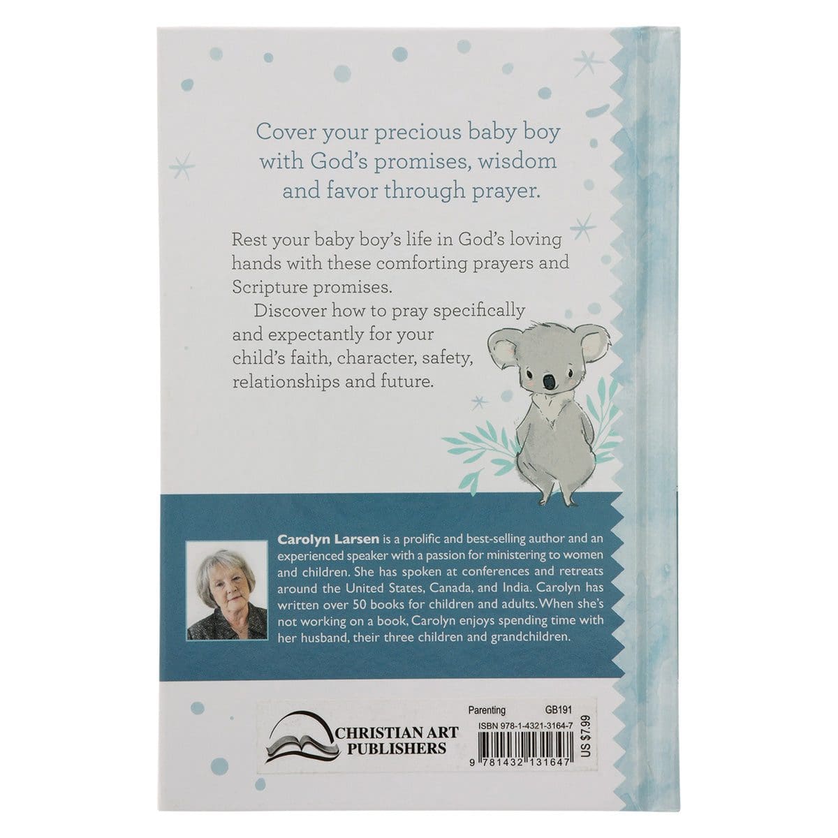 9781432131647_back Prayers For My Baby Boy (Padded Hardcover) - Image 6