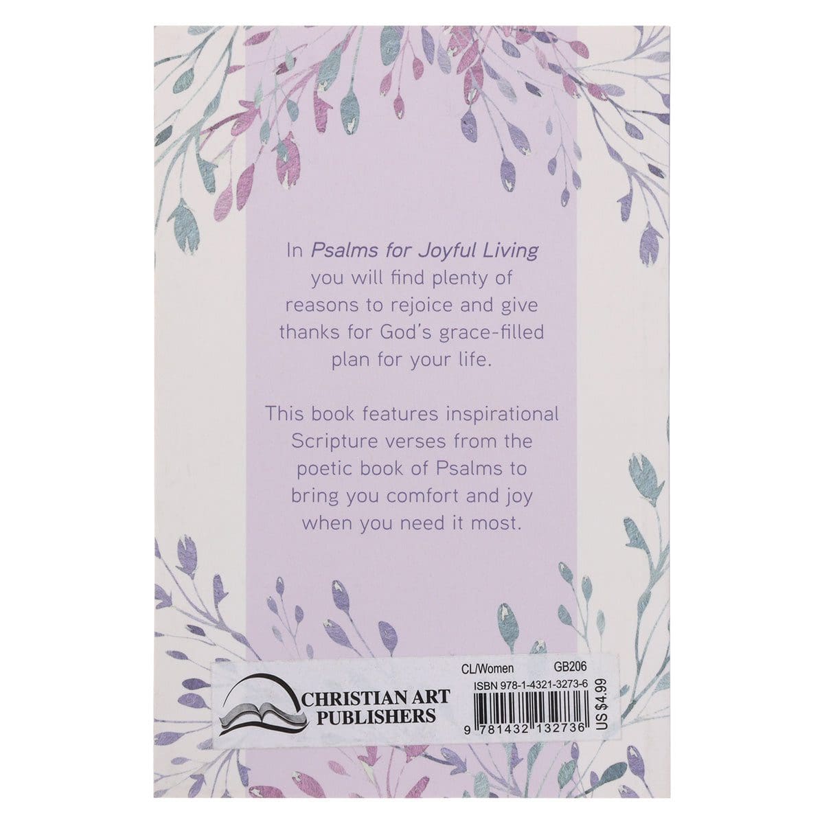 9781432132736_back Psalms For Joyful Living (Paperback) - Image 8