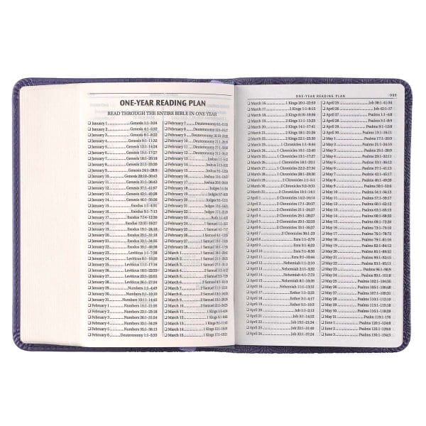 KJV Purple Faux Leather Mini Pocket Bible - Image 12