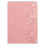 NLT Pink Faux Leather Thumb Indexed Spiritual Growth Bible - Image 2