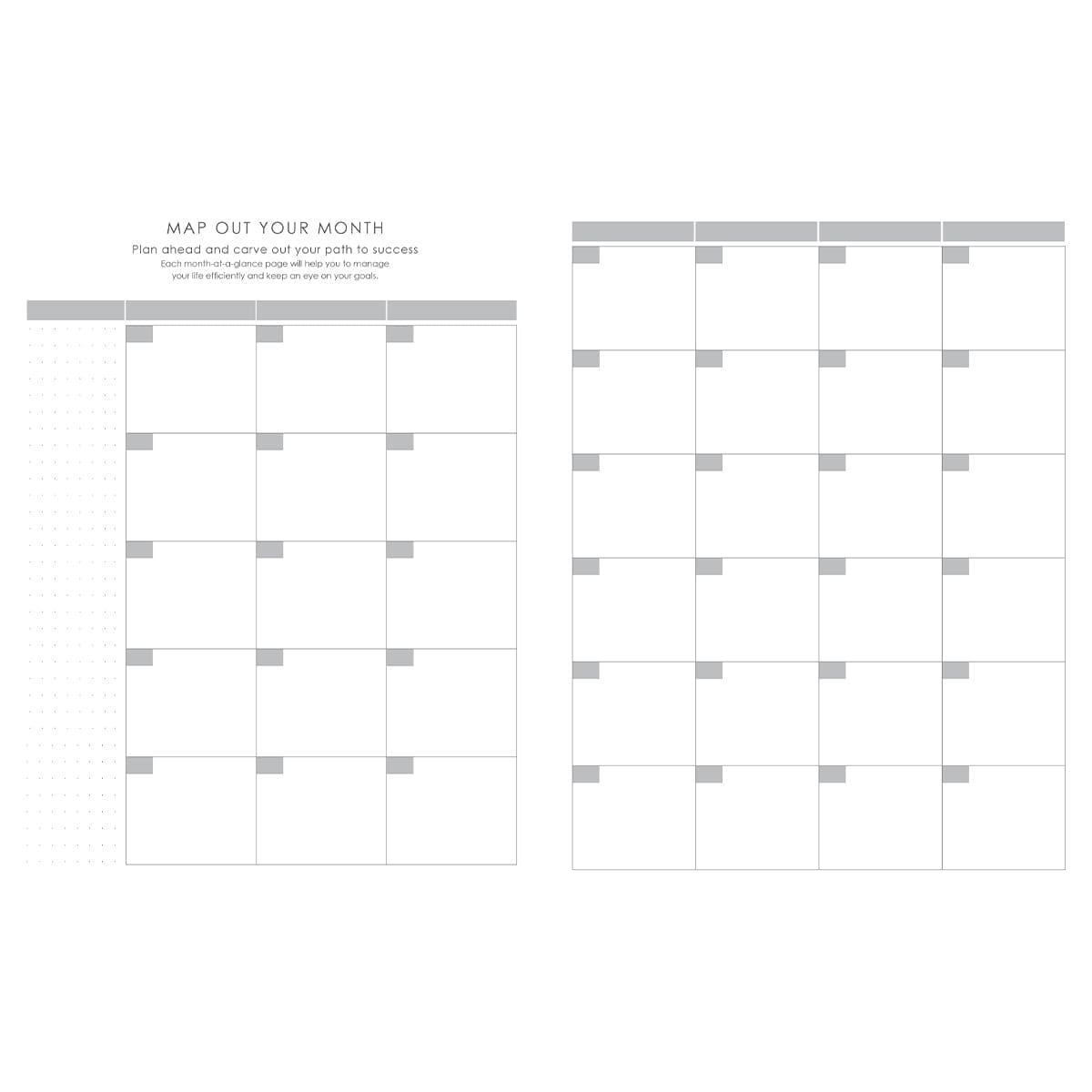 9781432134488_feature2 Baxter Undated Planner A4 Grey (Durable Synthetic Fibre Flexcover) - Image 7
