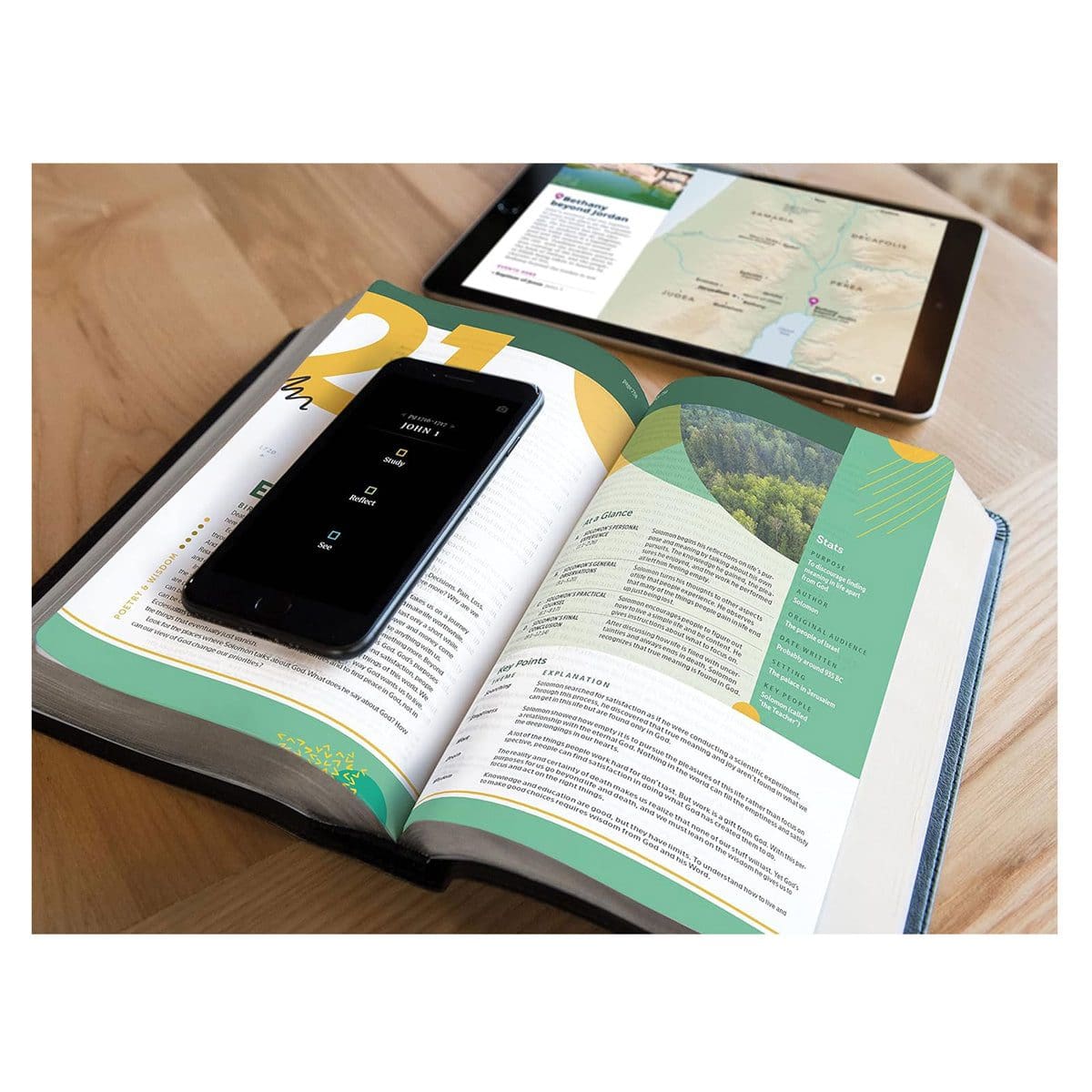 9781496449597_feature1 NLT Life Application Student Bible Filament Enabled Edition Red Letter (Hardcover) - Image 2