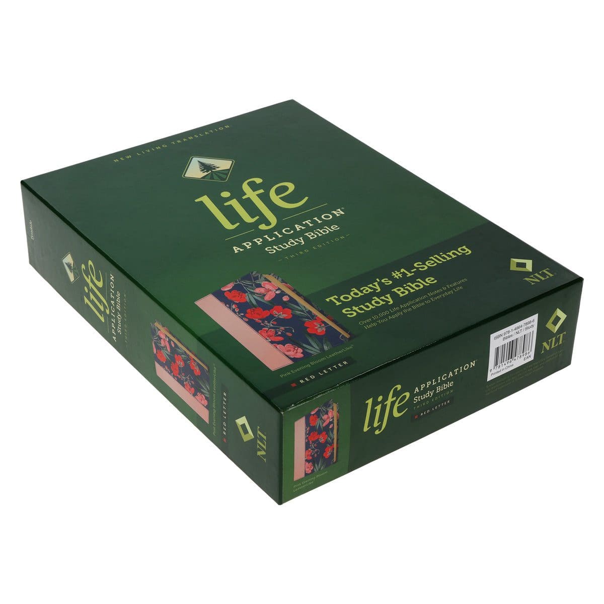 9781496478986_feature2 NLT Pink Evening Bloom Imitation Leather 3rd Edition Life Application Study Bible - Image 6