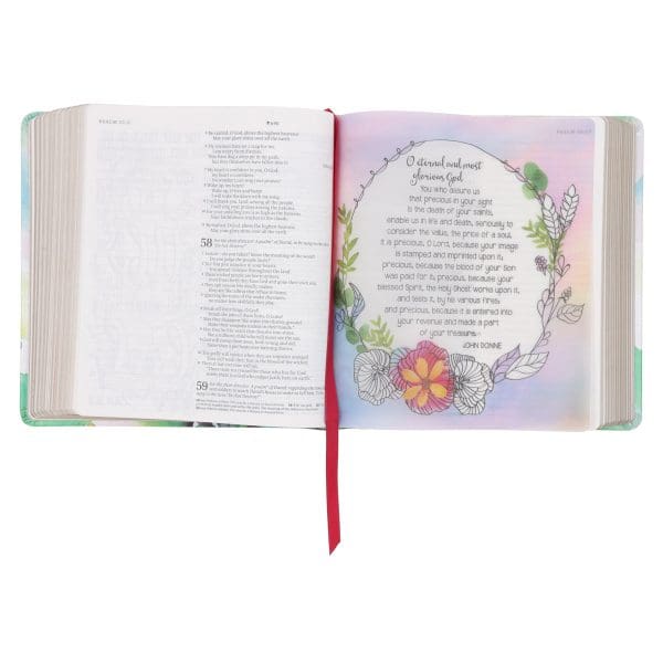 NLT Joyful Colors Faux Leather Inspire Prayer Filament-Enabled Bible - Image 6