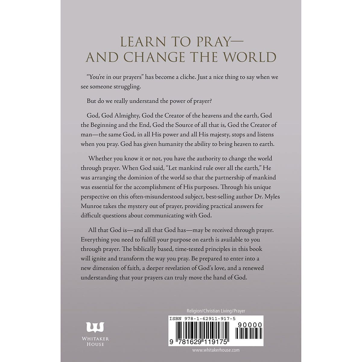 9781629119175_back Understanding The Purpose And Power Of Prayer Expanded (Paperback) - Image 4