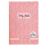 KJV Pink Hearts Faux Leather Flexcover Kids Bible Large Print - Image 7