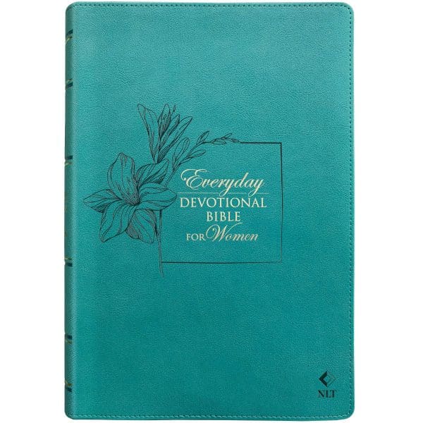 NLT Teal Flexcover Faux Leather Everyday Devotional Bible for Women - Image 5