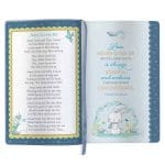 NLT Blue Elephant Flexcover Faux Leather Baby Bible for Boys - Image 7