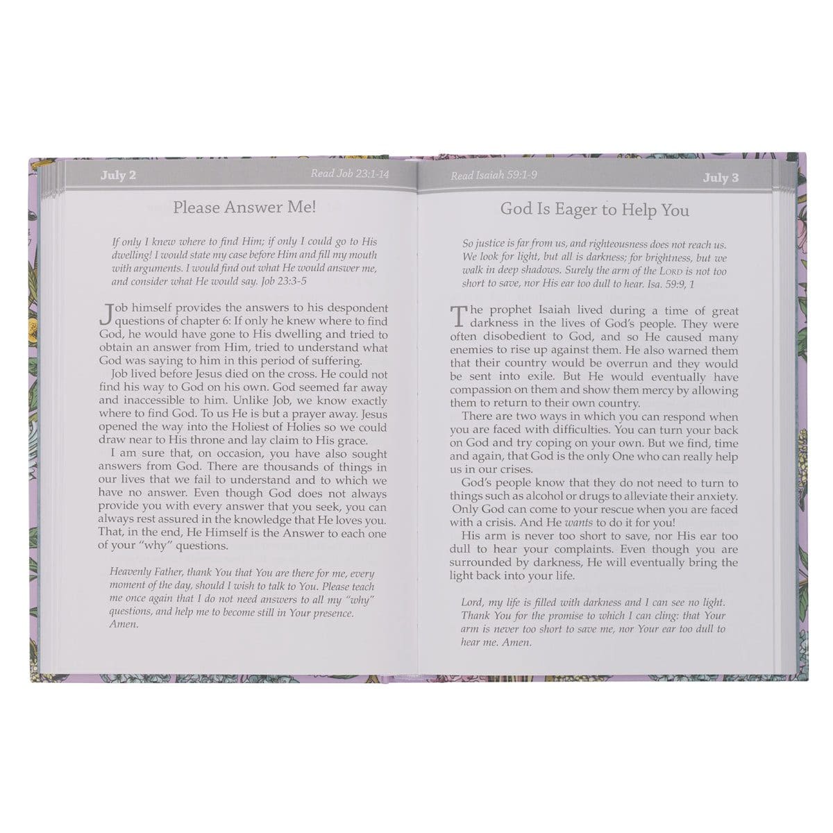 9781639525867_feature3 I Will Sing with Joy: Live Each Day in the Glory of God's Love 366 Devotions (Hardcover) - Image 10