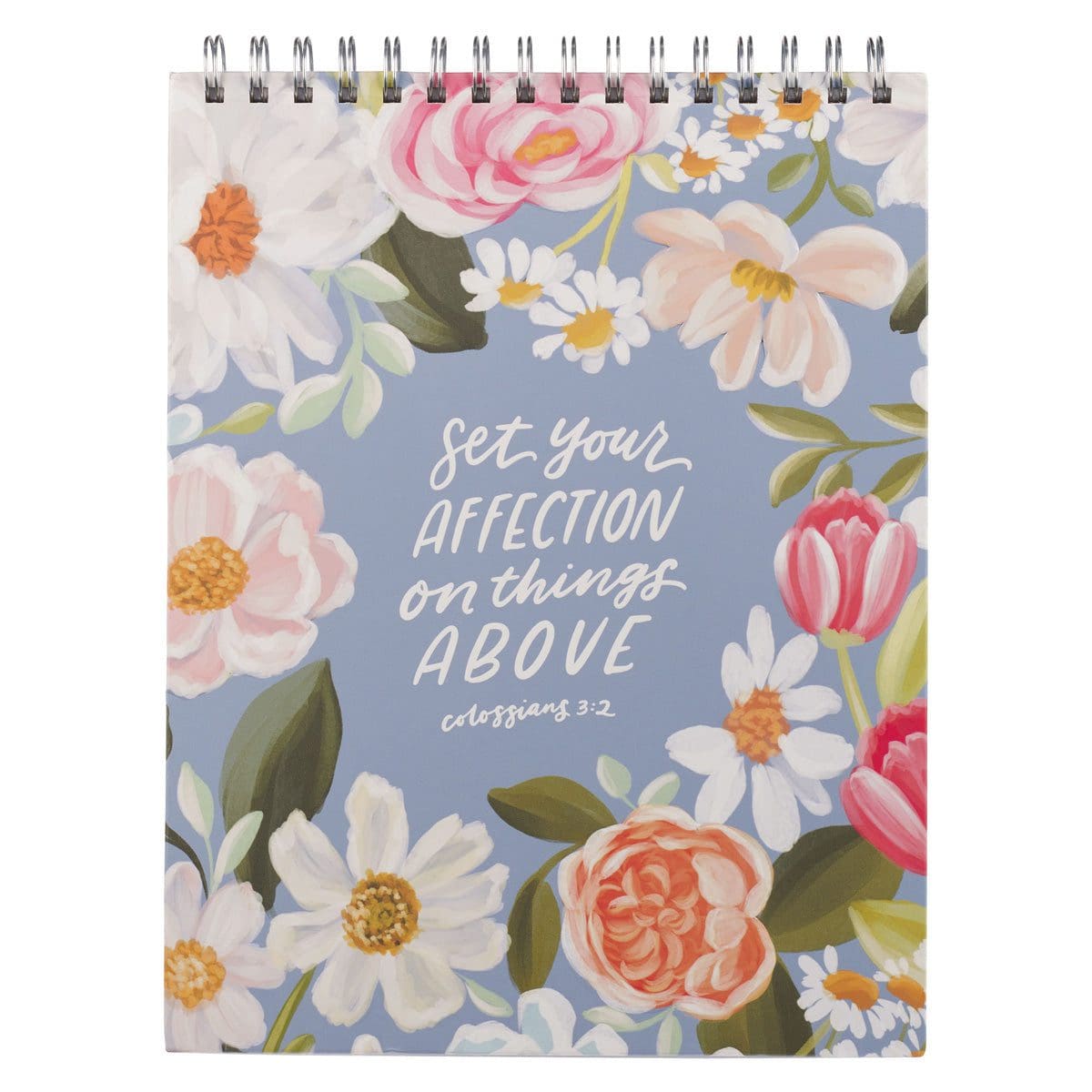 9781639528745_front Set Your Affection On Things Above A4 Wirebound Notepad - Image 1