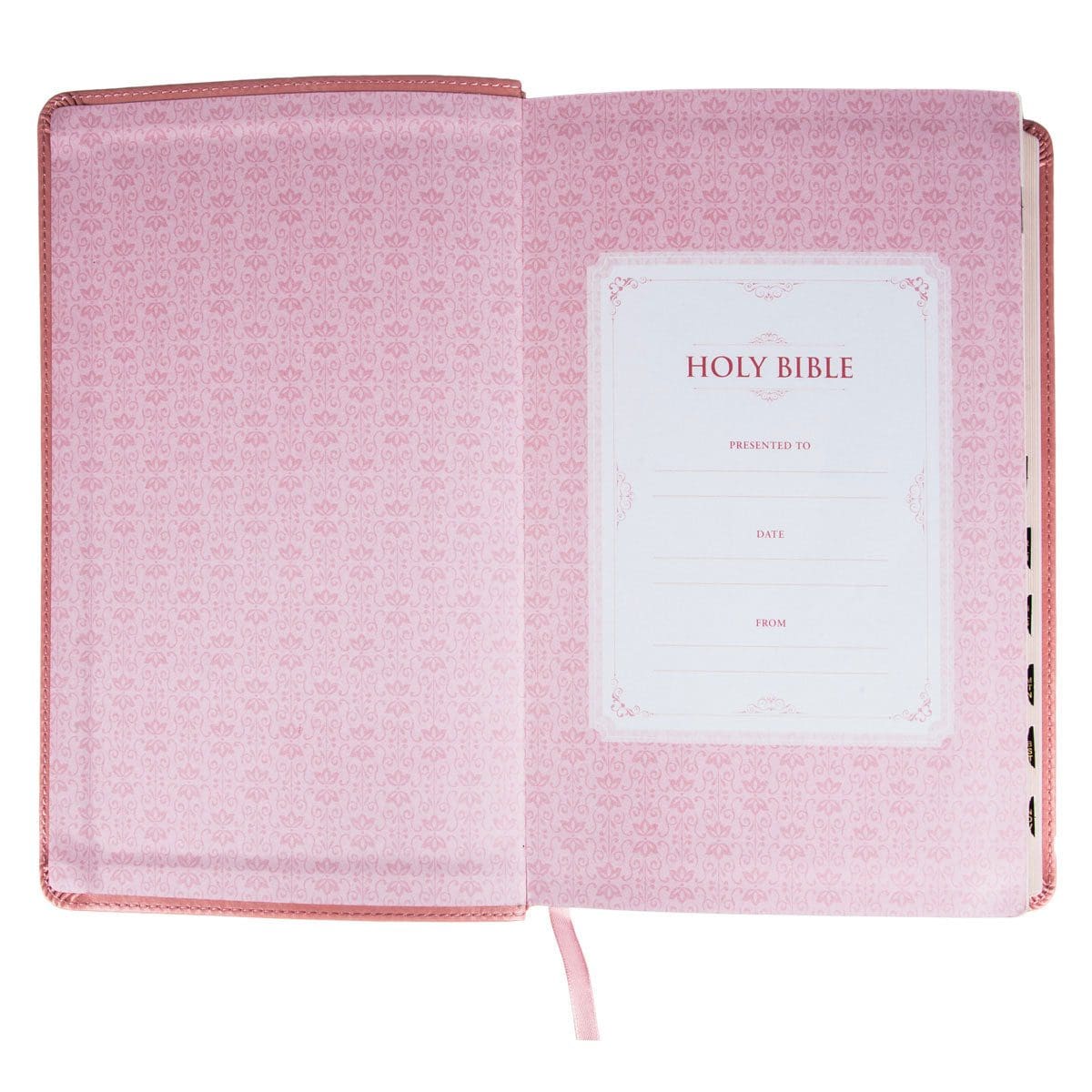 9781642725735_feature3 KJV Pink Faux Leather Bible Giant Print - Image 12