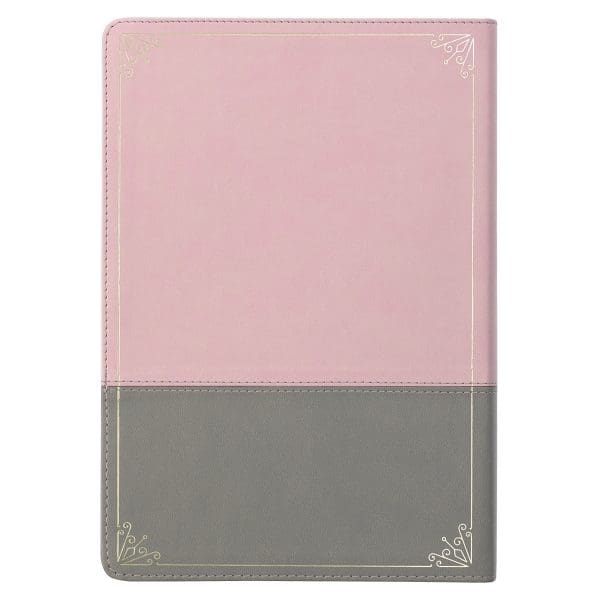 KJV Pink And Grey Faux Leather Bible Super Giant Print - Image 9