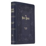 KJV Midnight Blue Antique Frame Faux Leather Full-Size Bible Giant Print Indexed - Image 9