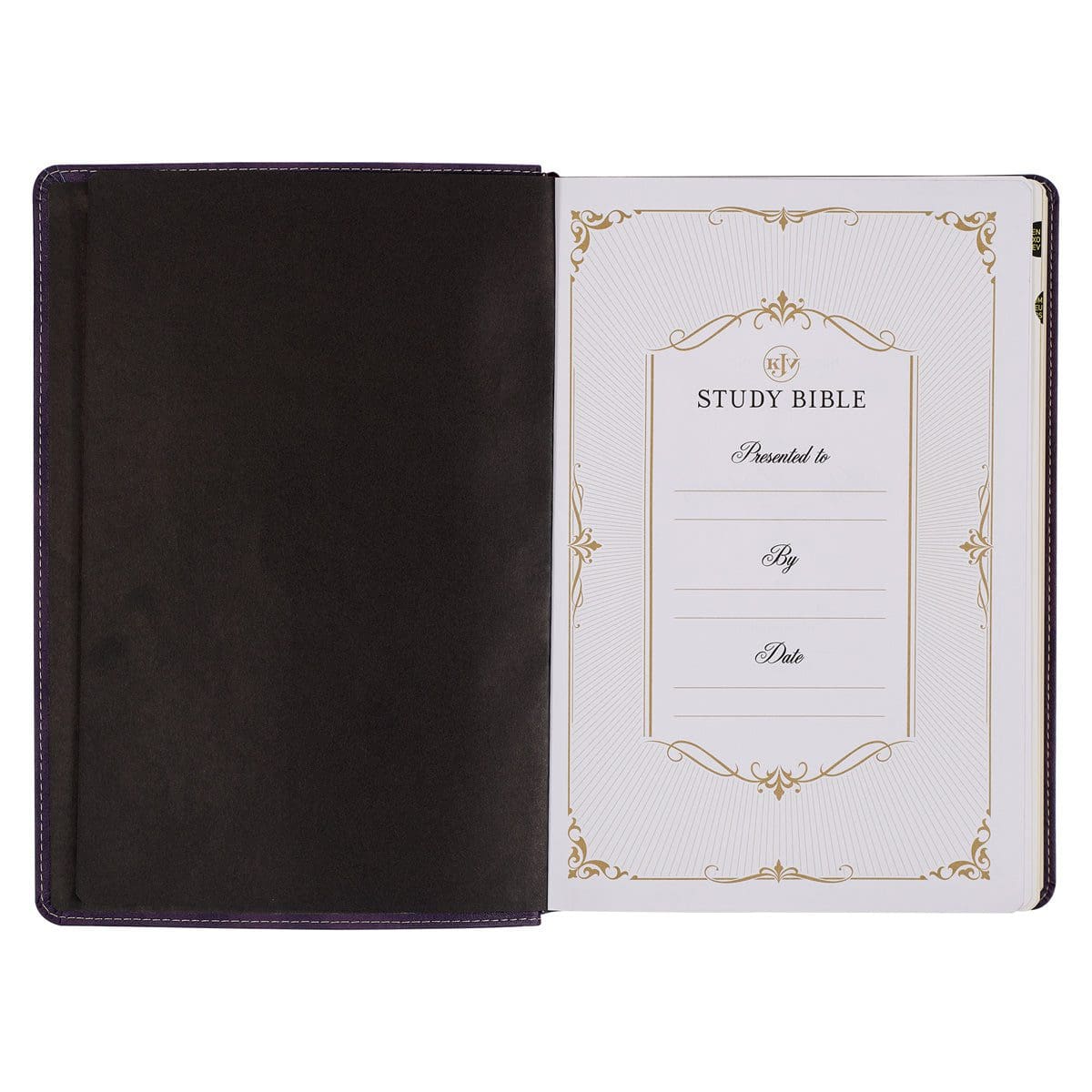 9781642728910_feature3 KJV Purple Faux Leather Flexcover Study Bible Large Print - Image 12