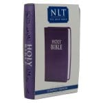 NLT Purple Faux Leather Flexcover Compact Bible - Image 10
