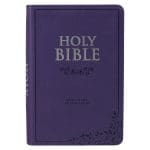 NLT Purple Faux Leather Flexcover Compact Bible - Image 8