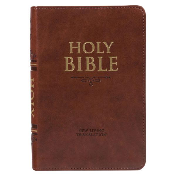 NLT Brown Faux Leather Flexcover Compact Bible - Image 8