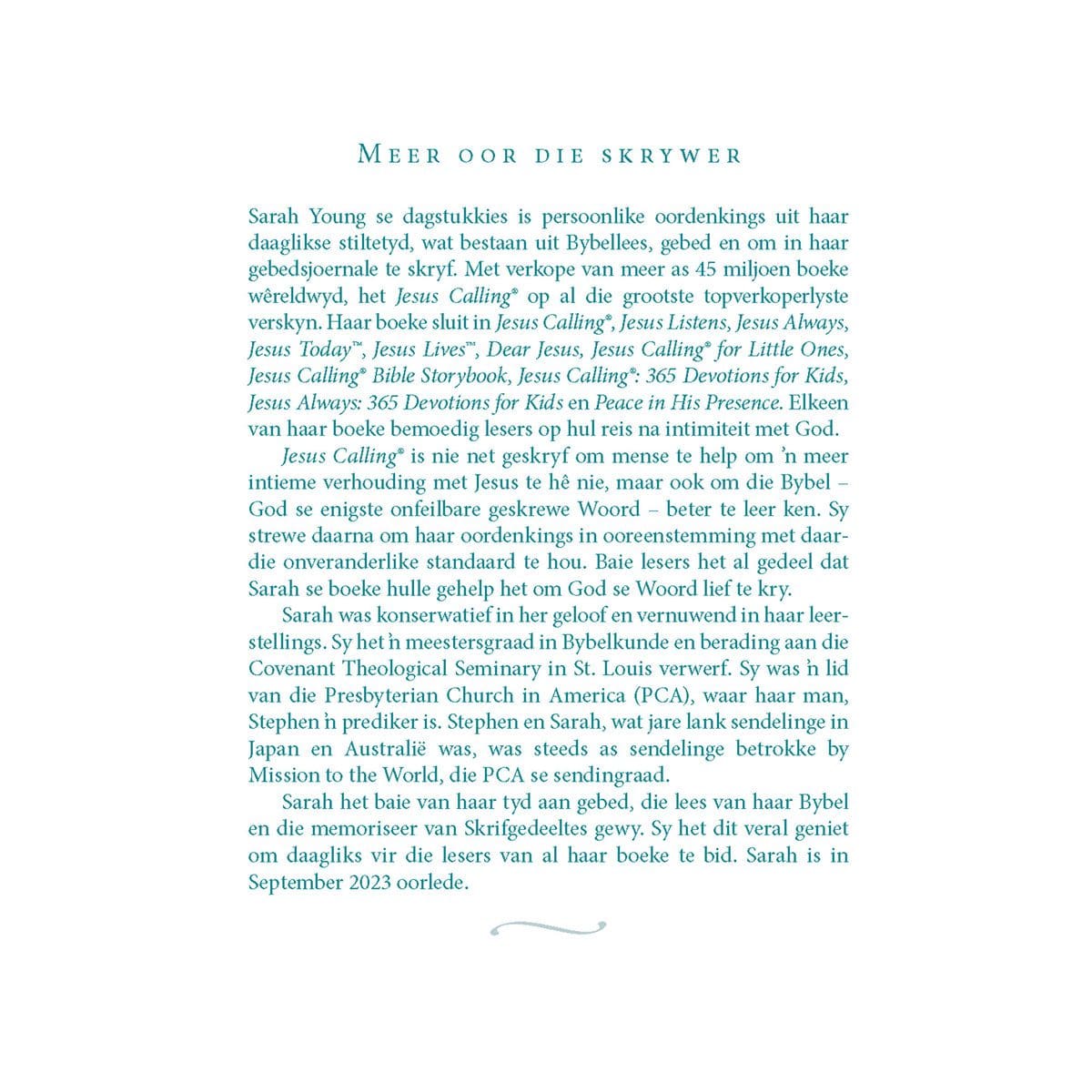 9781991237071_feature5 Jesus Luister: Dagstukkiegebede vir Vrede, Vreugde en Hoop (Hardeband) - Image 12