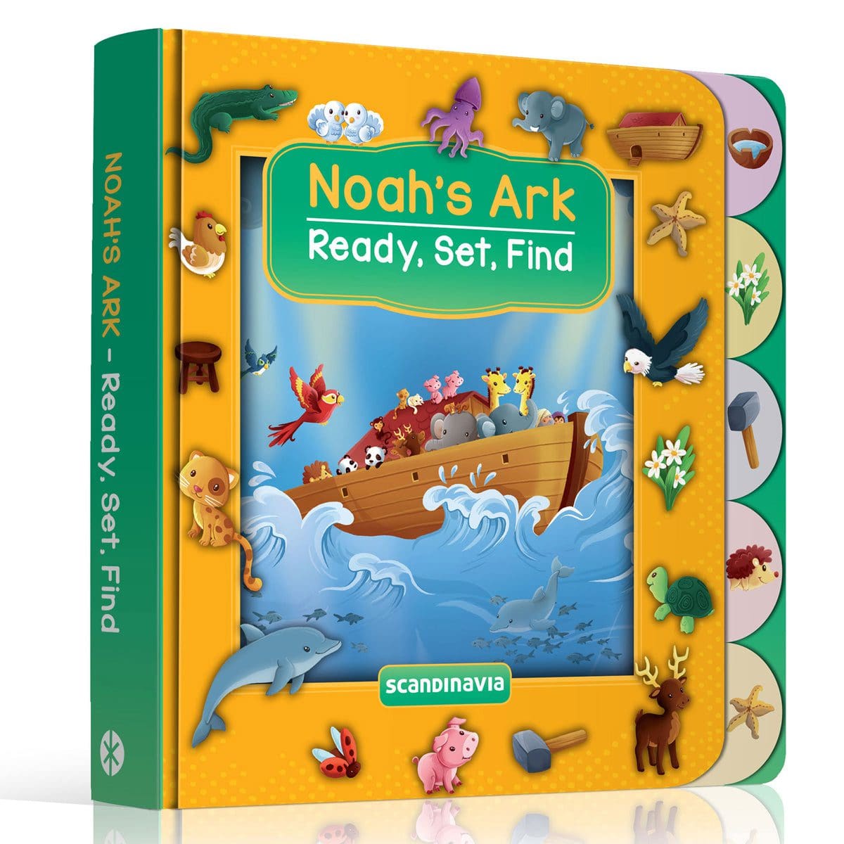 9788771321289_feature1 Noah's Ark - Ready, Set, Find (Board Book) - Image 4