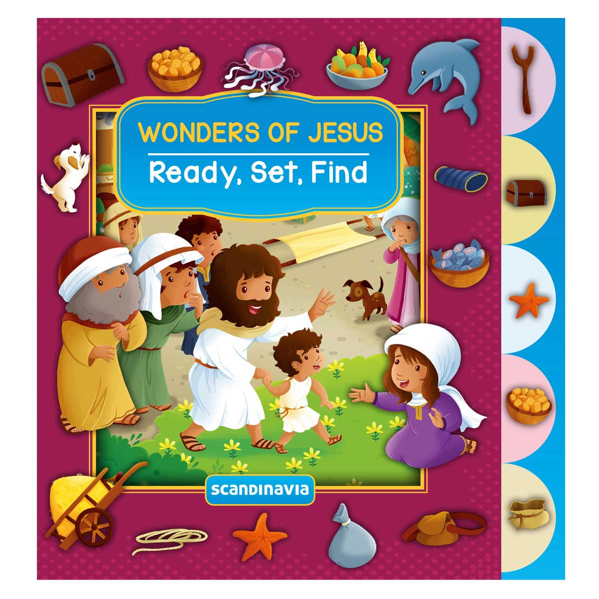 9788772031774_front Wonders of Jesus - Ready, Set, Find (Board Book) - Image 2