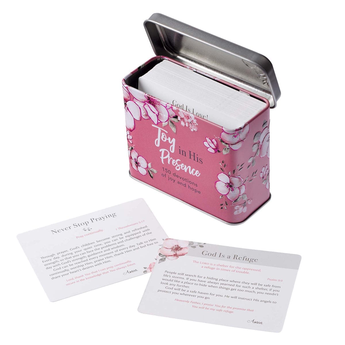 1220000133129_feature1 Joy In His Presence Cards In Tin - Image 8