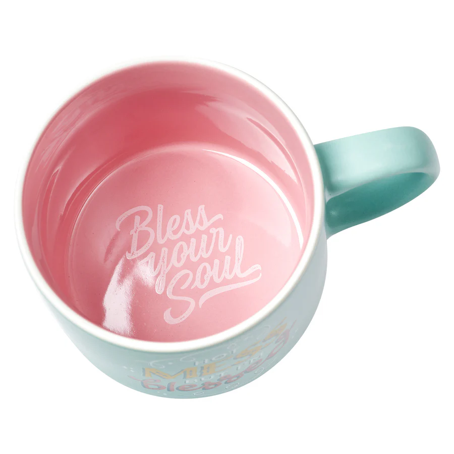1220000138179_feature2 Hot Mess But I'm Blessed Ceramic Mug - Image 2