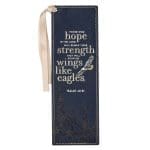 Wings Like Eagles Navy (Faux Leather Pagemarker) - Image 3