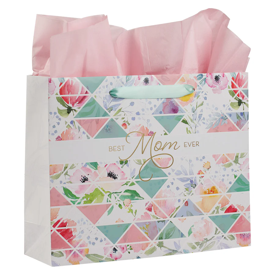 1220000321939_feature1 Best Mom Ever Large Gift Bag With Card - Image 2