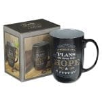Plans To Give You Hope And A Future Black And Grey Ceramic Mug - Jer 29:11 - Image 10