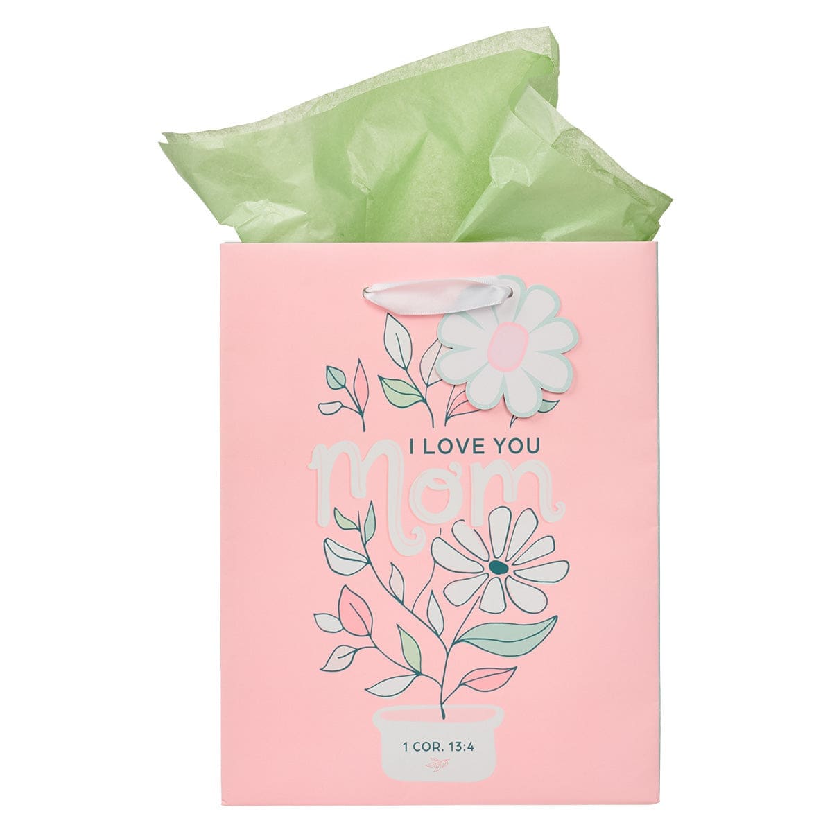 1220000323124_front I Love You Mom Medium Gift Bag with Gift Tag - Image 7