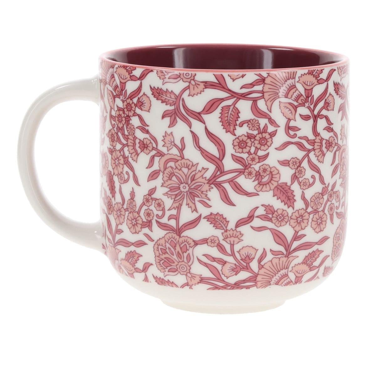 1220000326453_back Be Still & Know Ceramic Mug with Burgundy Interior - Image 6