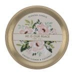 He Is Our Peace Cactus Flower and Coconut Scented Candle in Tin - Image 7